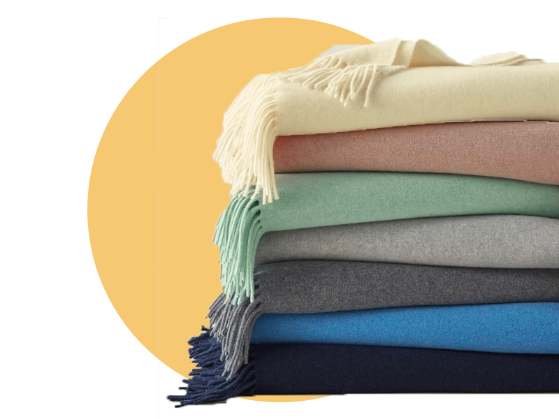 Williams Sonoma European Cashmere Throw blanket