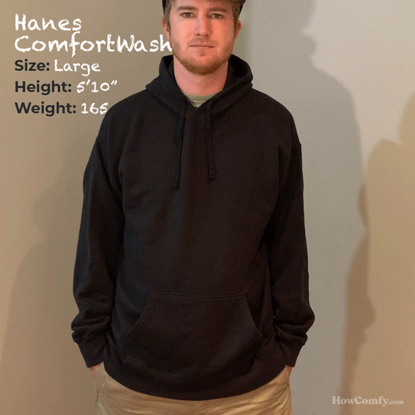 hanes comfortwash hoodie spin video