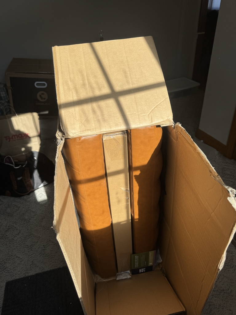 Futon Delivery packaging